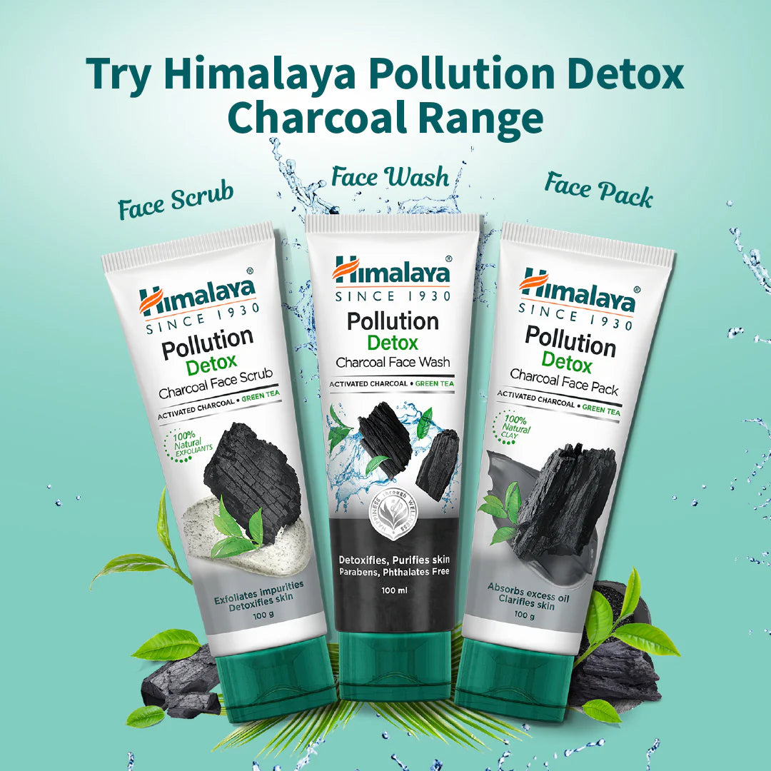 Himalaya Pollution Detox Charcoal Face Scrub