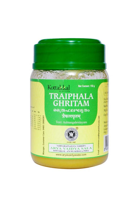 Traiphala Ghritam - 150 Grams Pet Container