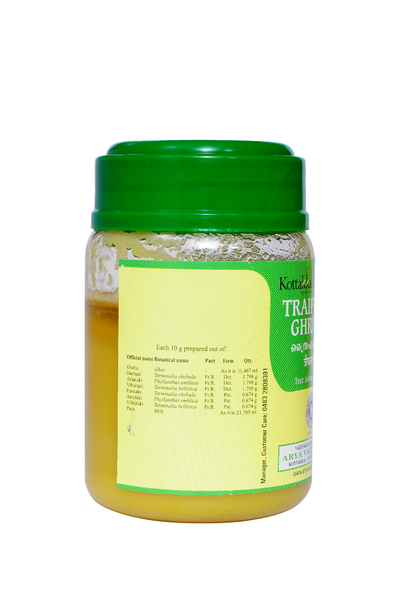 Traiphala Ghritam - 150 Grams Pet Container