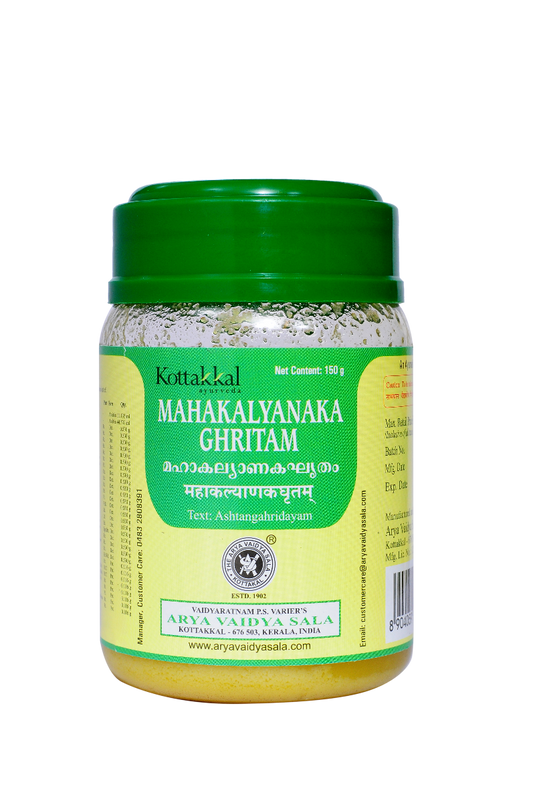 Mahakalyanaka Ghritam - 150 Grams Pet Container