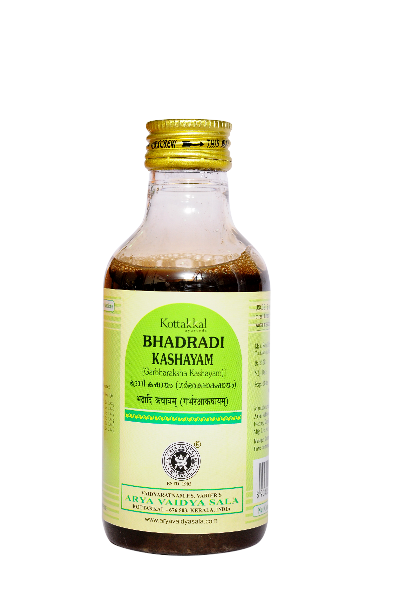 Bhadradi Kashayam (Garbharaksha Kashayam) - 200 Ml Pet Bottle