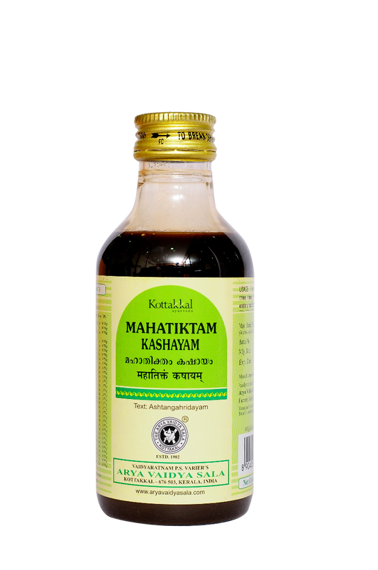 Mahatiktam Kashayam -  200 ml Pet Bottle