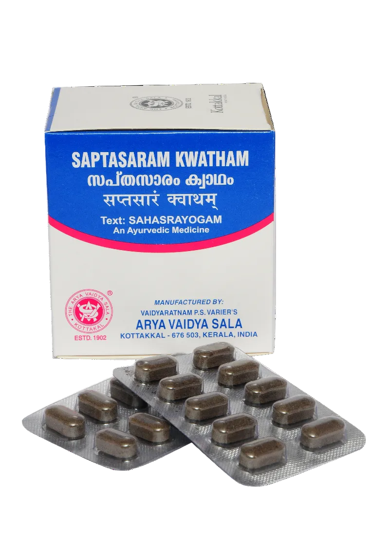 Saptasaram Kwatham Tablet - 100 Tablets (Pack Of 1)