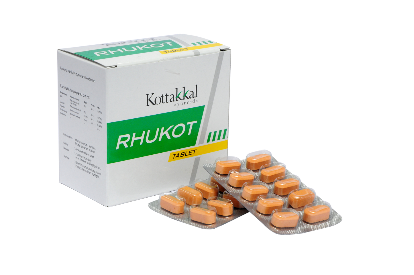 Rhukot Tablet - 100 Tablets, (Pack Of 1)  per strip of 10 Tablets