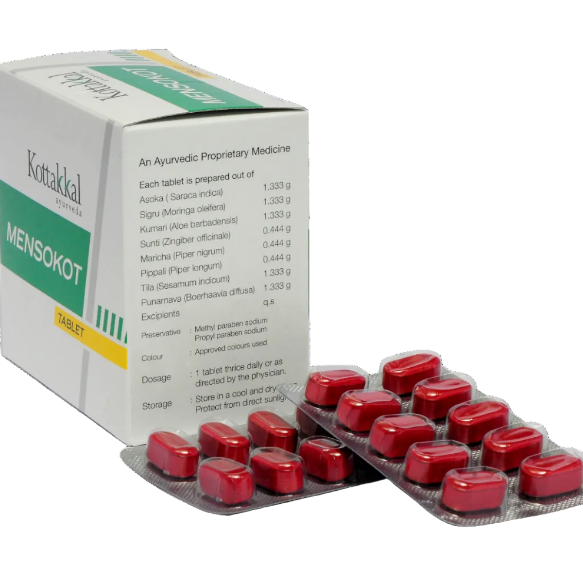 Mensokot Tablet - 100 Tablets (Pack Of 1)