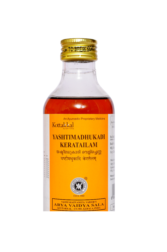 Yashtimadhukadi Kera Tailam - 200 Ml Pet Bottle