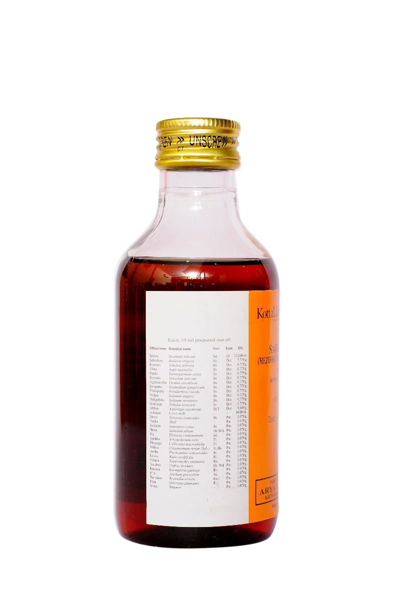 Sahacharadi Thailam Mezhukupakam - 200 Ml Pet Bottle