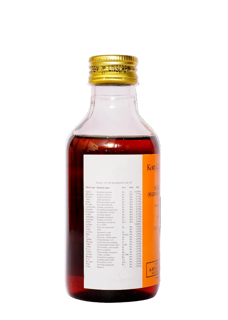 Sahacharadi Tailam (Mezhukupakam/Chikkanapakam) 200ml