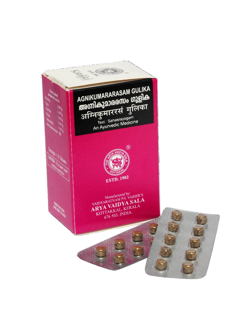 Agnikumararasam Gulika - 100 Tablets (Pack Of 1)