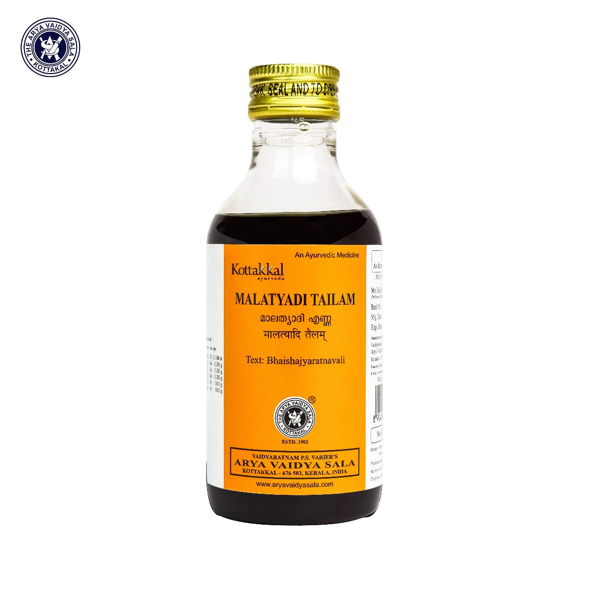 Malathyadi Tailam - 200 Ml Pet Bottle