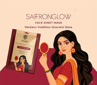 Saffron Glow- Face Sheet Mask - Pack of 1 Sheet