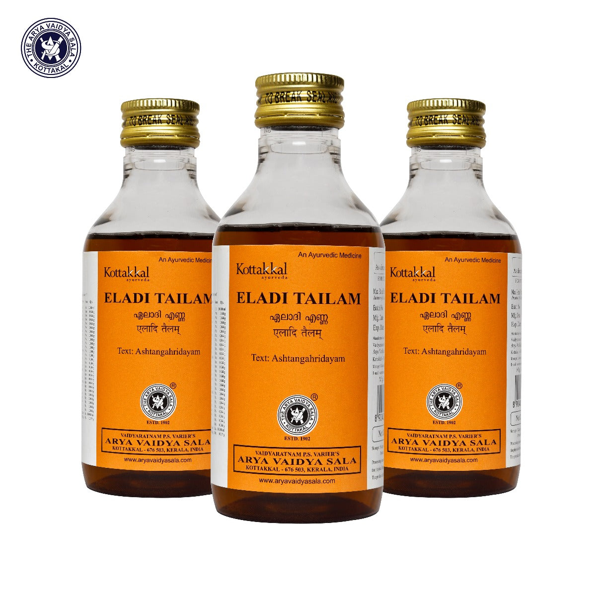 Eladi Tailam - 200 Ml Pet Bottle
