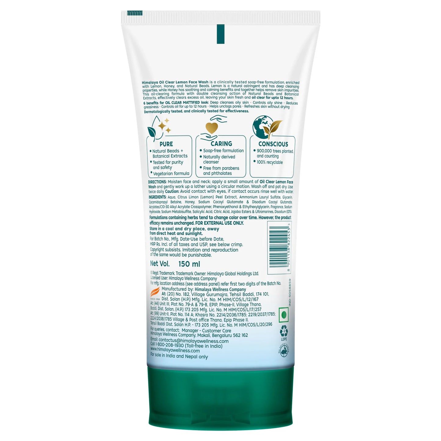 Oil Clear Lemon Face Wash