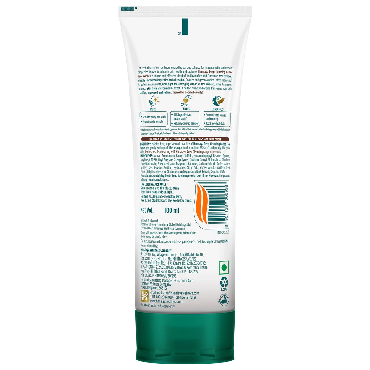 Deep Cleansing Coffee Face Wash