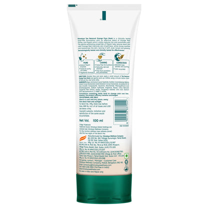Tan Removal Orange Face Wash