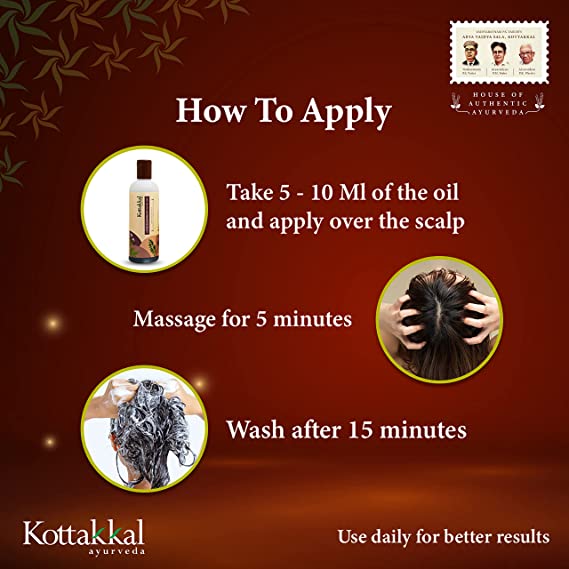 Kottakkal Ayurveda Anti Dandruff Hair Oil - 150 Ml Bottle