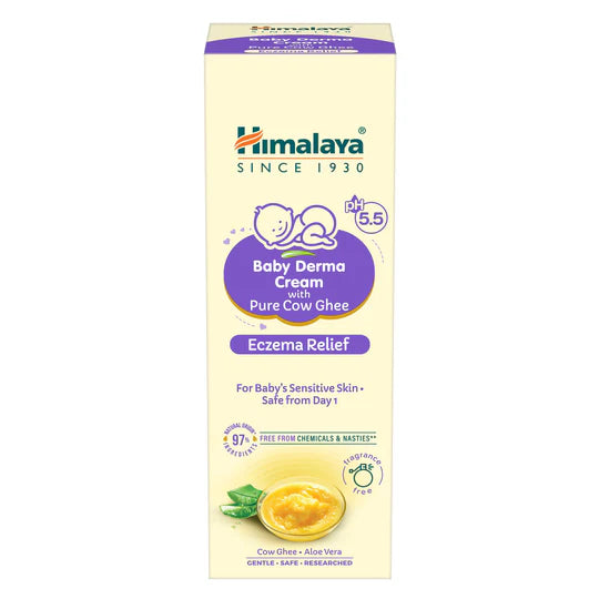 Himalaya Baby Derma Cream with Pure Cow Ghee - 50Gram