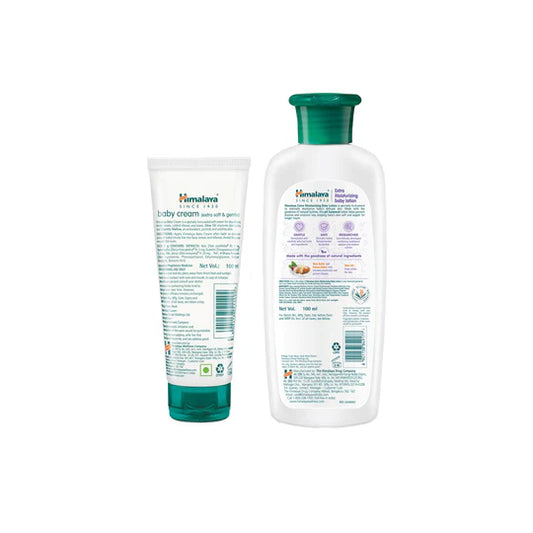 Baby Cream and Extra Moisturizing Baby Lotion Combo - 100 Ml