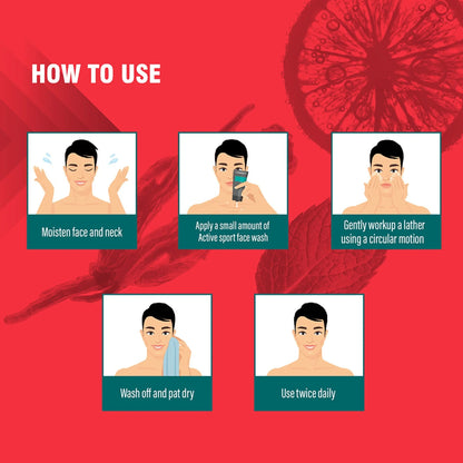 Himalaya Men Active Sport Face Wash