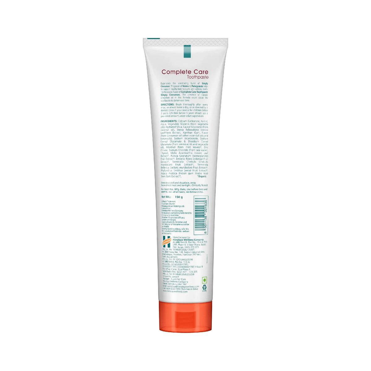 BOTANIQUE Complete Care Toothpaste (Simply Cinnamon)