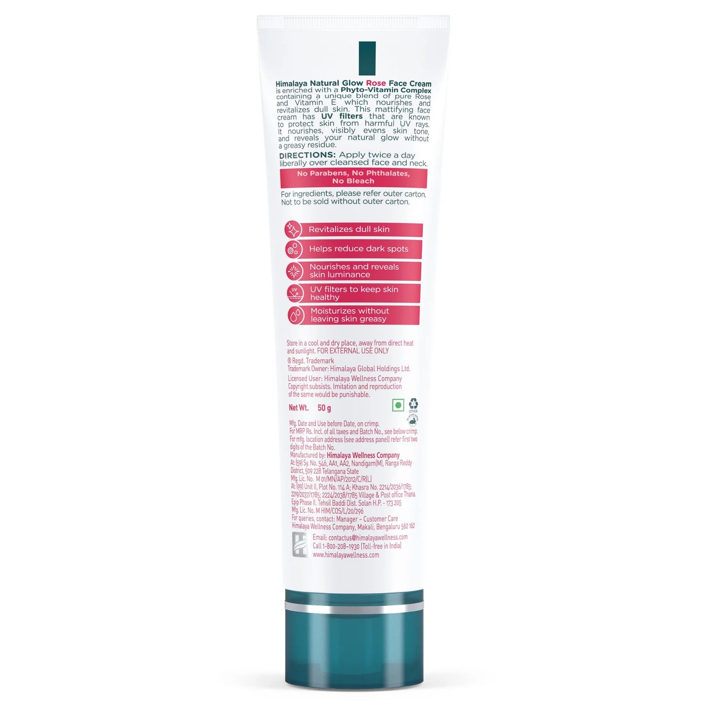 Natural Glow Rose Face Cream