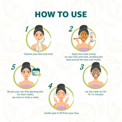 Tan Removal Orange Peel-Off Mask