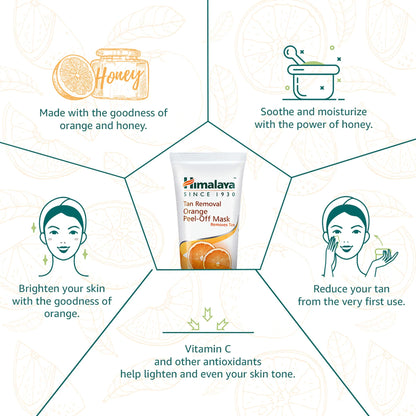 Tan Removal Orange Peel-Off Mask