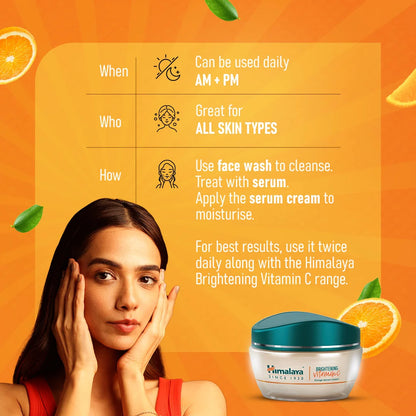 Brightening Vitamin C Orange Face Serum Cream