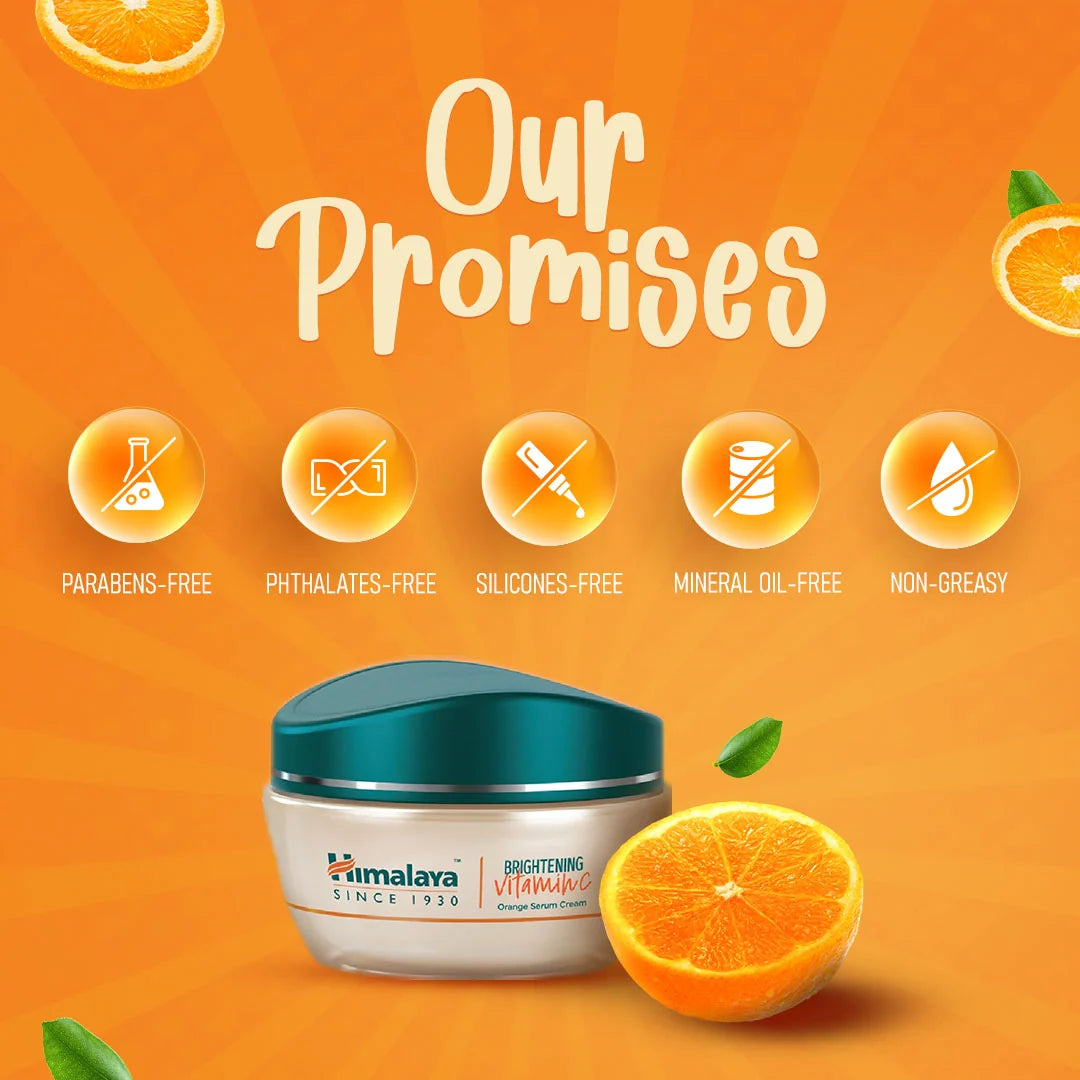 Brightening Vitamin C Orange Face Serum Cream