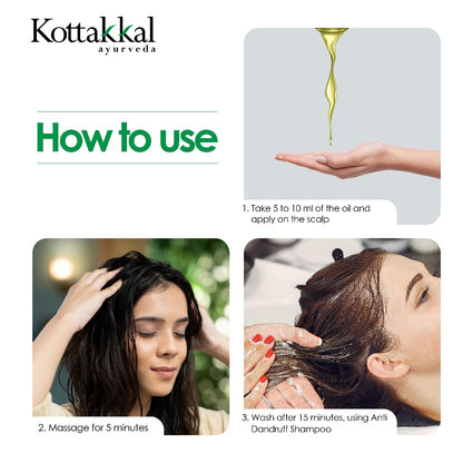 Anti Dandruff Oil & Shampoo Combo Pack - 150ml Oil and 100ml Shampoo