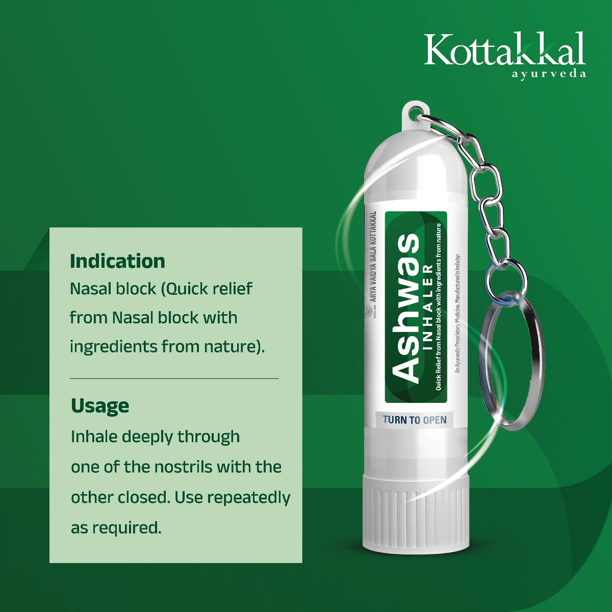 Kottakkal Ayurveda Ashwas Inhaler  1 Gram