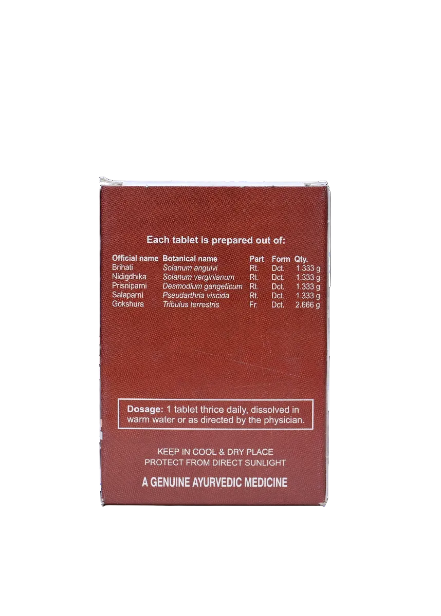 Brihatyadi Kwatham Tablet - 100 Tablets (Pack Of 1)