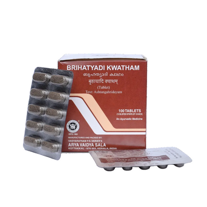Brihatyadi Kwatham Tablet - 100 Tablets (Pack Of 1)