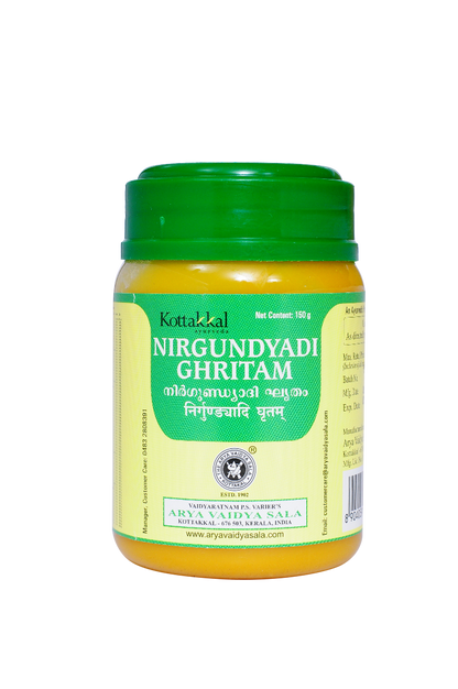 Nirgundyadi Ghritam - 150 Pet Container