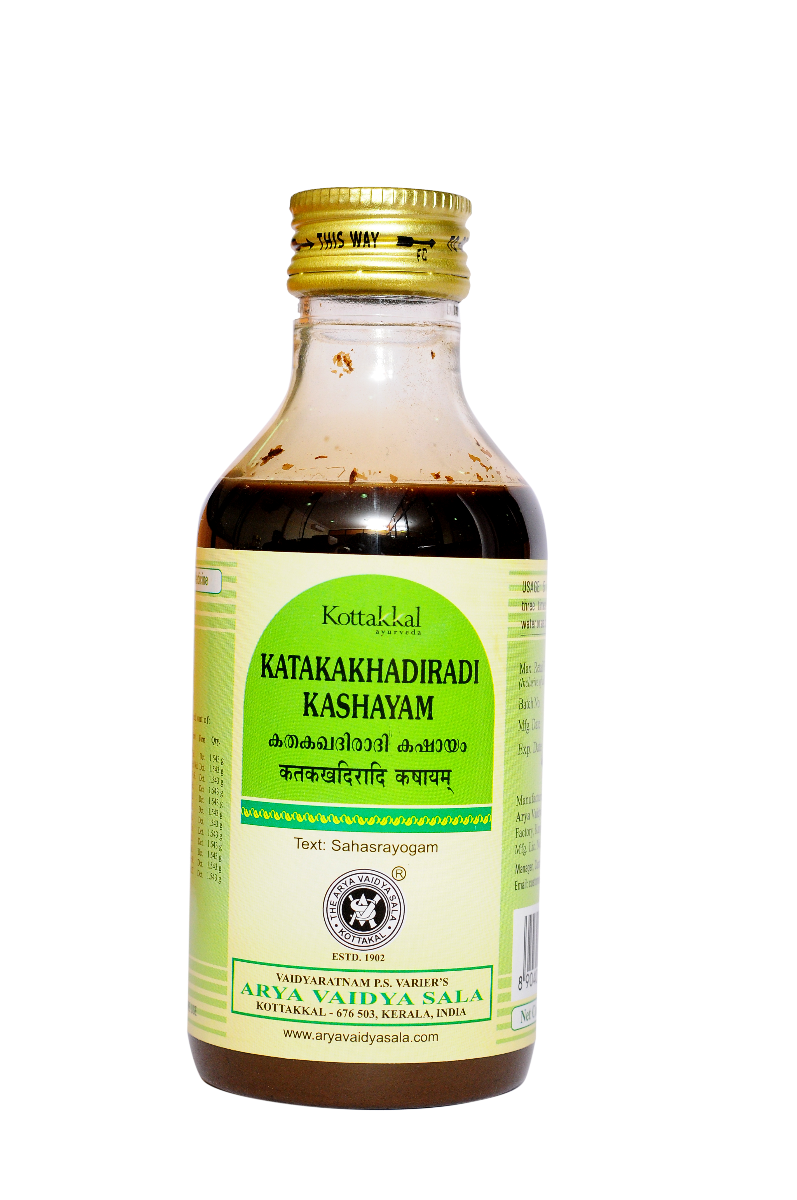 Katakakhadiradi Kashayam - 200 Ml Pet Bottle