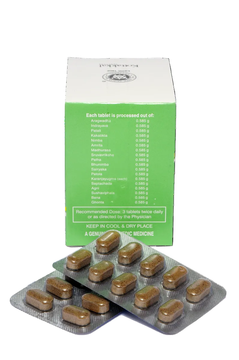 Aragvadhadi Kwatham Tablet - 100 Tablets (Pack Of 1)