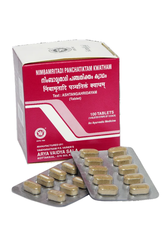 Nimbamritadi Panchatiktam Kwatham Tablet - 100 Tablets (Pack Of 1)