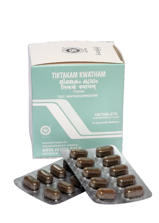 Tiktakam Kwatham Tablet - 100 Tablets (Pack Of 1)