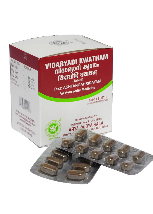 Vidaryadi Kwatham Tablet - 100 Tablets (Pack Of 1)