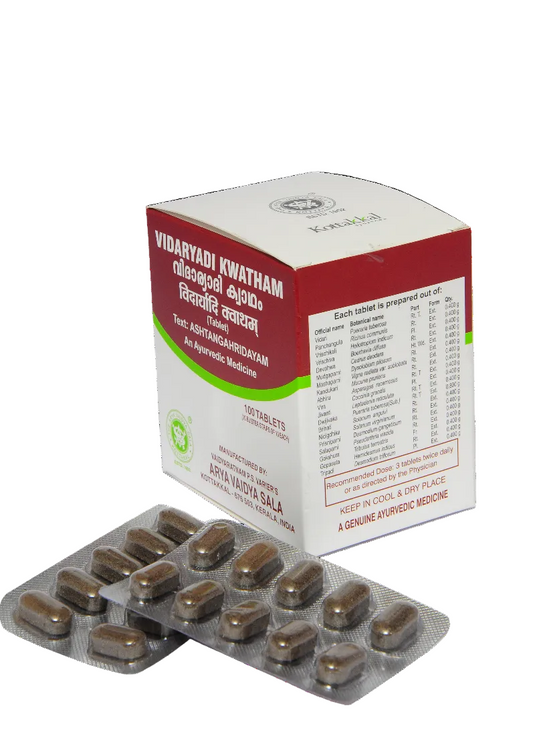 Vidaryadi Kwatham Tablet - 100 Tablets (Pack Of 1)