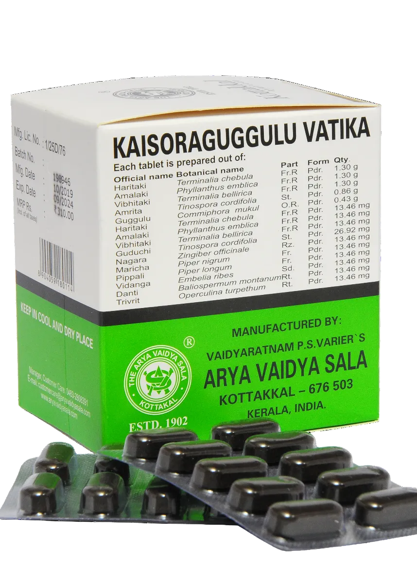 Kaisora Gulgulu Vatika - 100 Tablets (Pack Of 1)