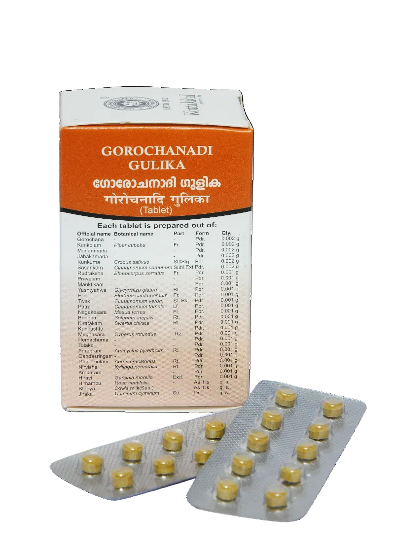 Gorochanadi Gulika - 100 Tablets (Pack Of 1)