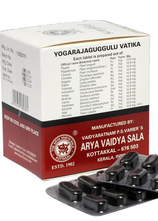Yogaraja Gulgulu Vatika - 100 Tablets (Pack Of 1)