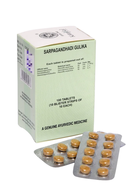 Sarpagandhadi Gulika - 100 Tablets (Pack Of 1)
