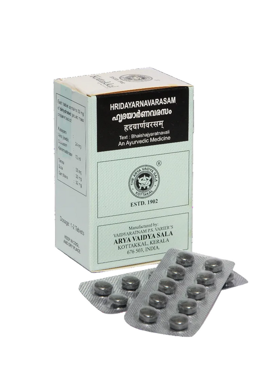 Hridayarnavarasam Gulika - 100 Tablets (Pack Of 1)
