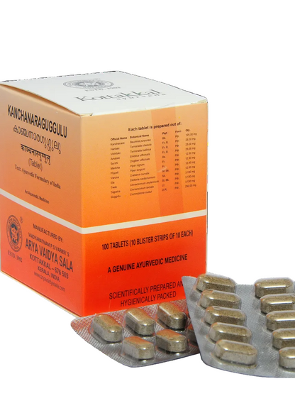 Kanchanara Guggulu - 100 Tablets (Pack Of 1)
