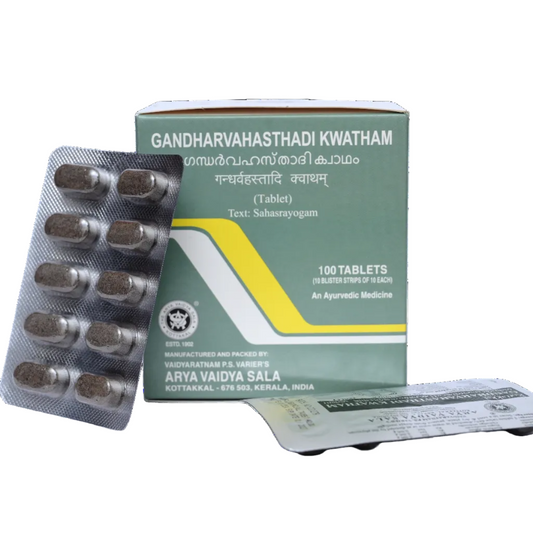 Gandharvahastadi Kwatham Tablet - 100 Tablets (Pack Of 1)