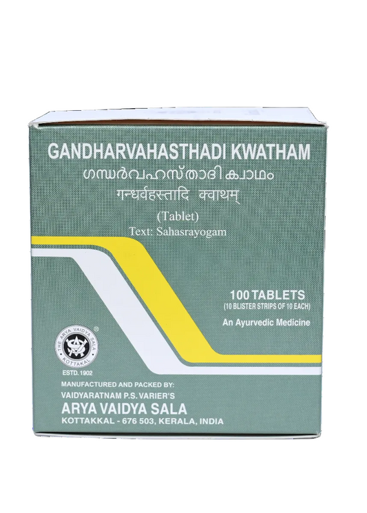 Gandharvahastadi Kwatham Tablet - 100 Tablets (Pack Of 1)