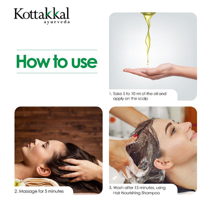 Hair Nourishing Oil & Shampoo - Combo Pack - 150 ml Oil and 100 ml Shampoo