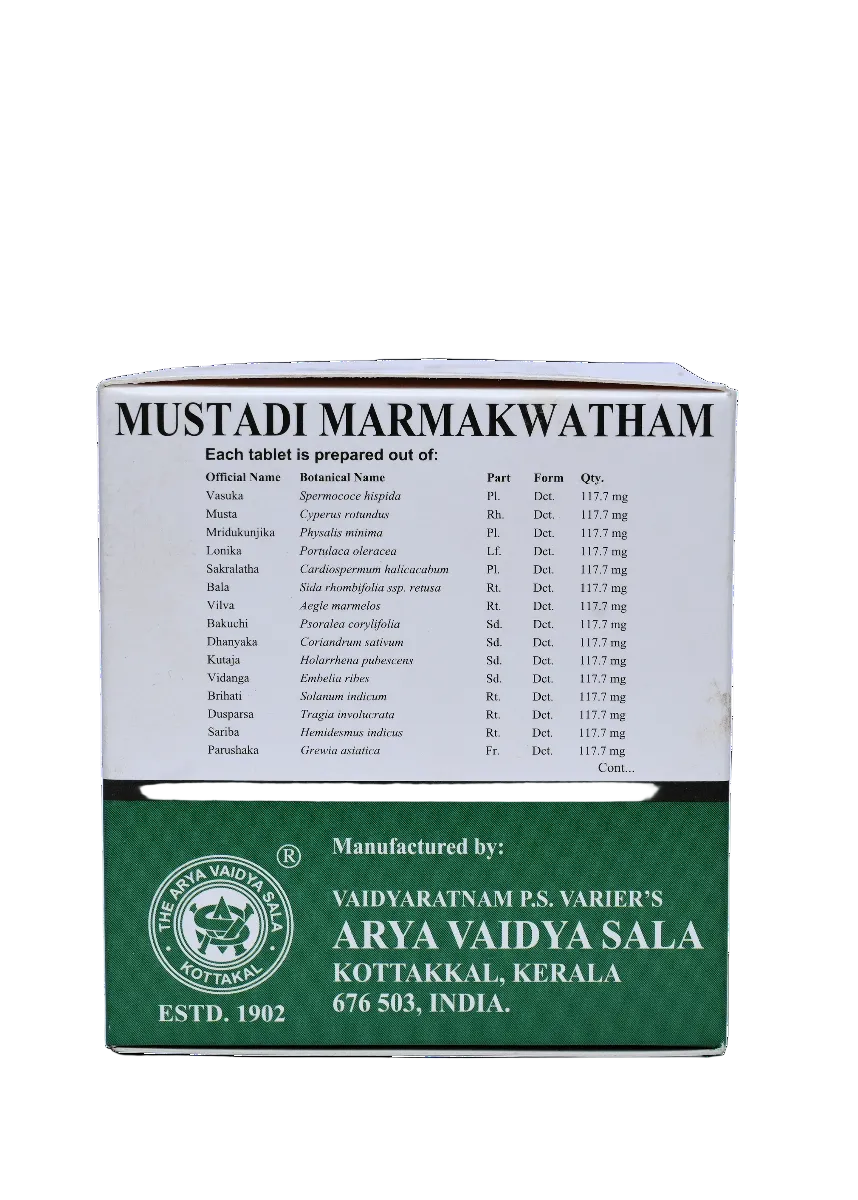 Mustadimarma Kwatham Tablet - 100 Tablets (Pack Of 1)